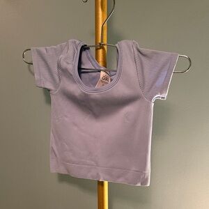 Athleta Kids Light Blue Short Sleeve Tee